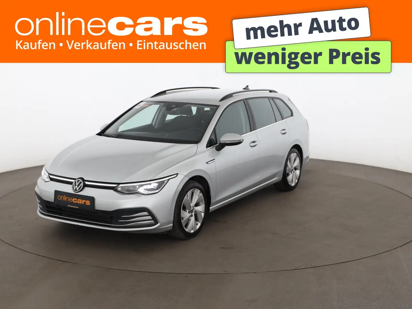 Volkswagen Golf Variant Golf VIII Variant 2.0 TDI Style Aut LED RADAR NAV Silber - 1