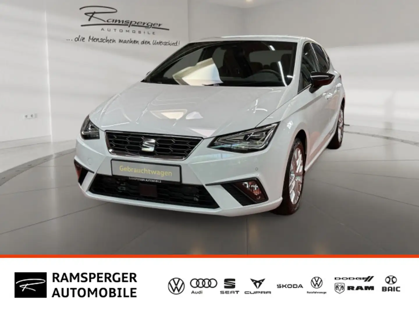 SEAT Ibiza FR 1.0 TSI DSG LED/Navi/Kamera/uvm. Weiß - 1
