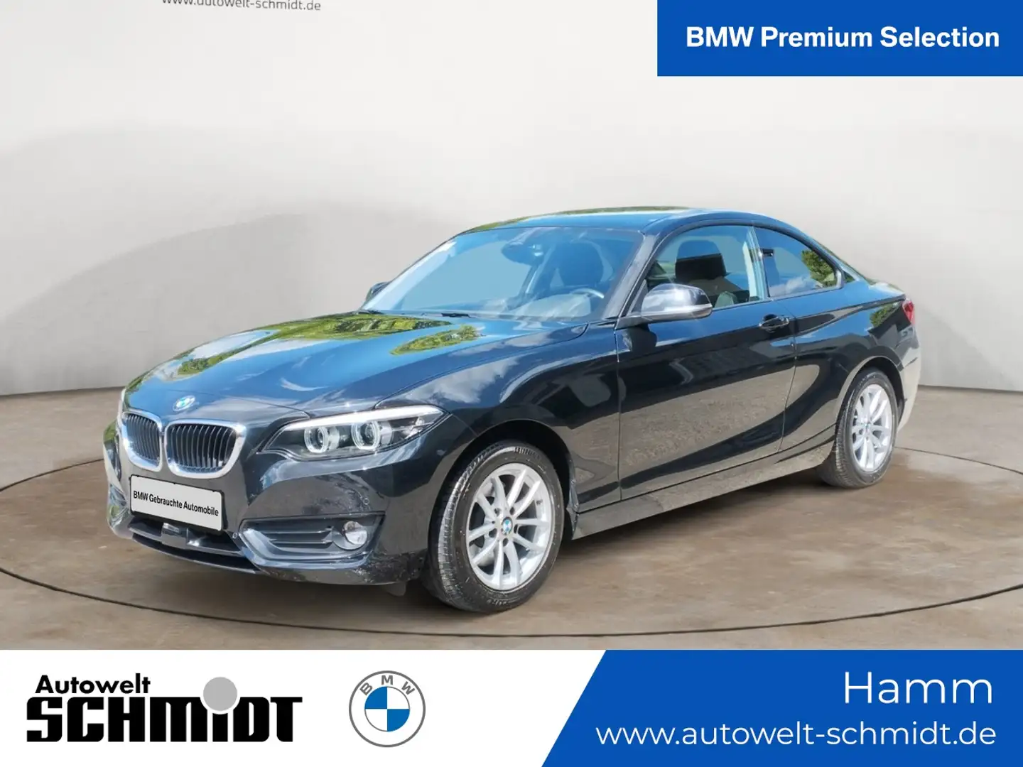 BMW 220 i Coupe Advantage + 2Jahre-BPS.-GARANTIE Zwart - 1