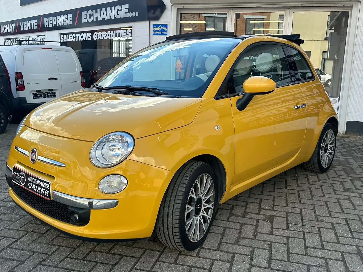Fiat 500C 1.2i Color Therapy Geel - 2