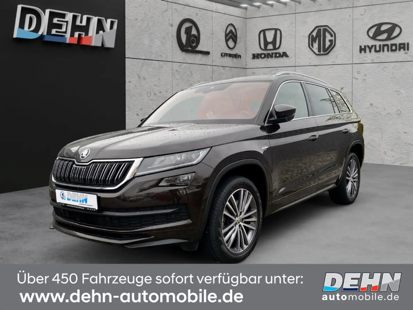 Skoda Kodiaq 2.0 TSI 4x4 DSG L&K Leder Stand Pano 360 Brun - 2