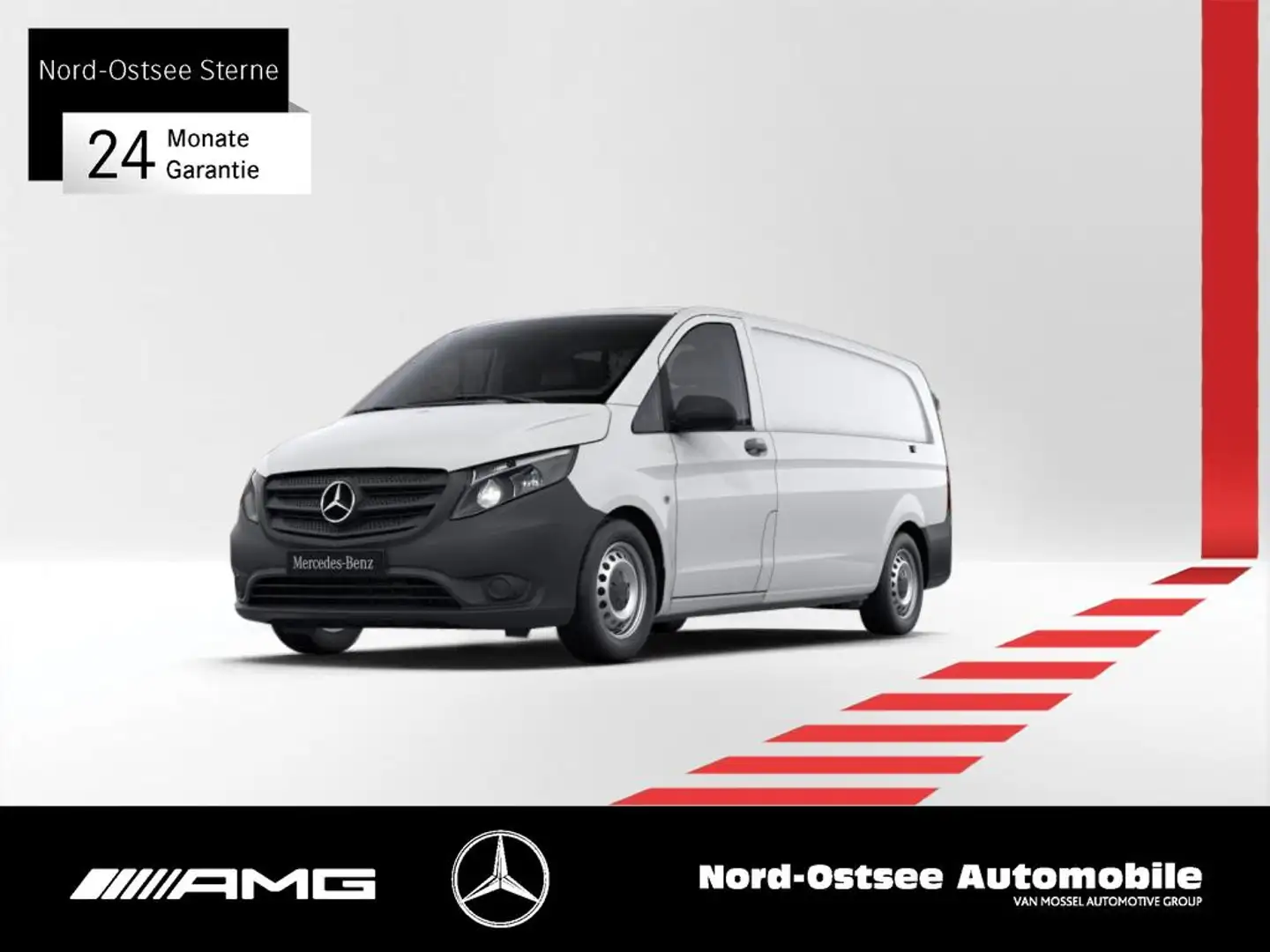 Mercedes-Benz Vito 116 extralang 9G TRONIC MBUX KAMERA 3 SITZE Blanc - 1