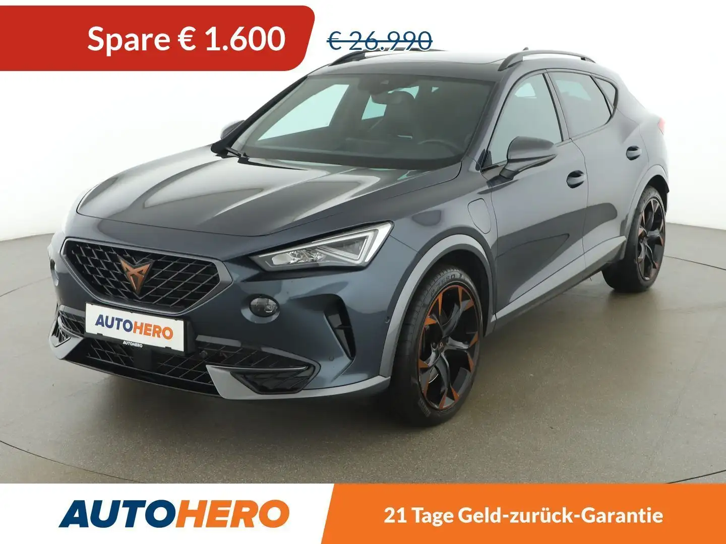CUPRA Formentor 1.4 e-HYBRID VZ Aut. *LED*SPUR*TOT*AHK* Grau - 1
