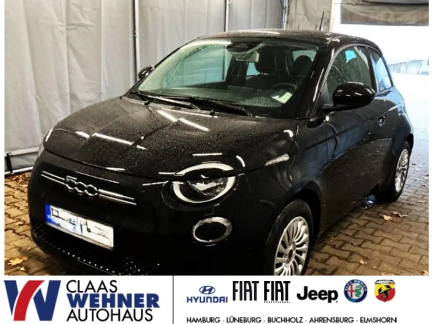 Fiat 500e e neuer Action Automatik Apple CarPlay & Android A Schwarz - 1