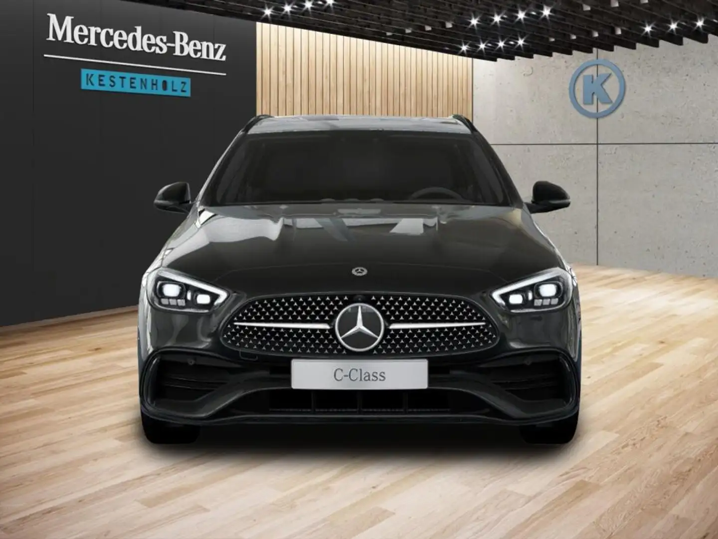 Mercedes-Benz C 220 d T-Modell *AMG*NIGHT*MEMO*AHK*PANO*360°* Gris - 2