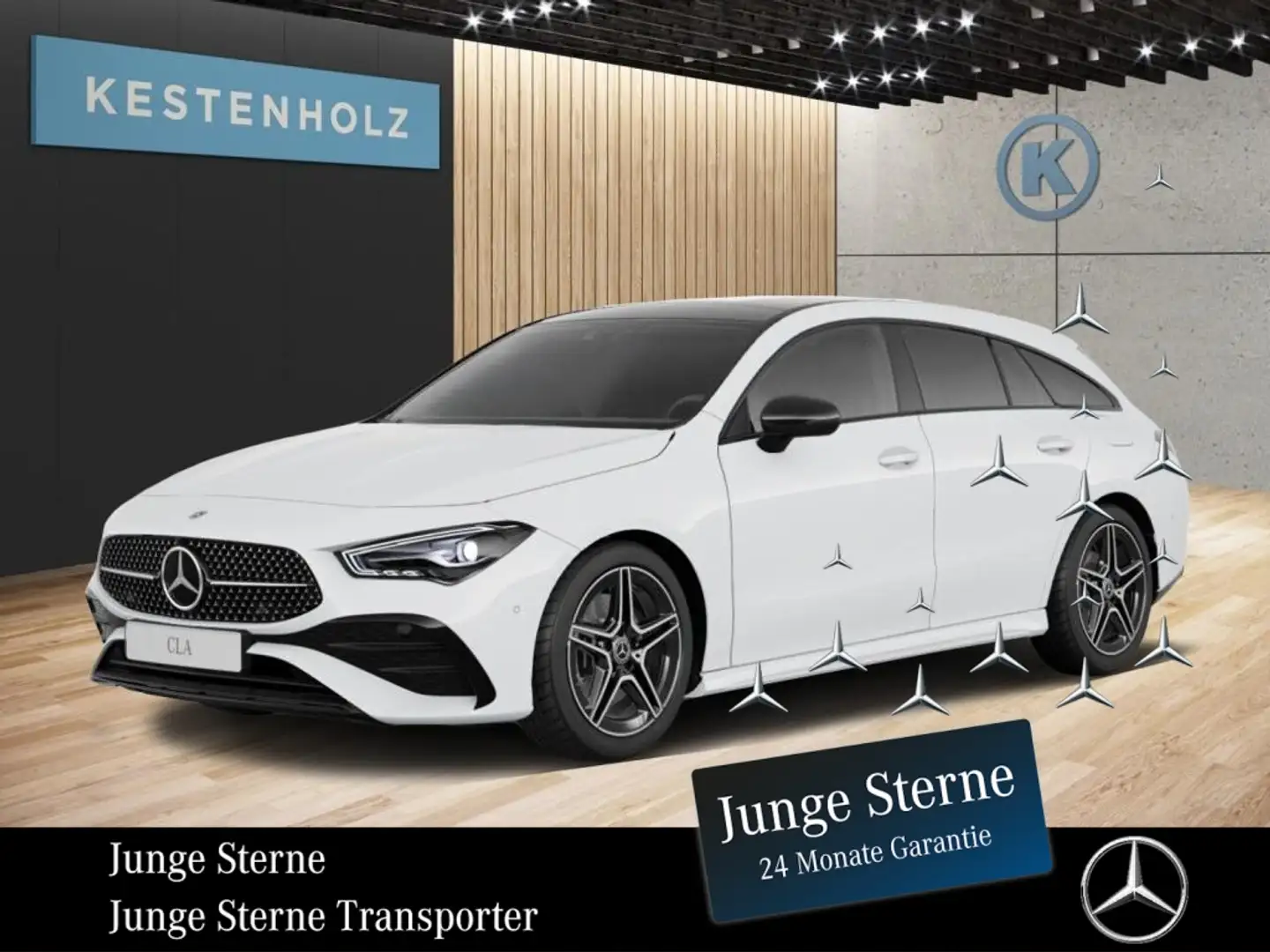 Mercedes-Benz CLA 200 CLA 200 d SB *AMG*NIGHT*MEMO*AHK*KAMERA*SHZ*LED* Weiß - 1