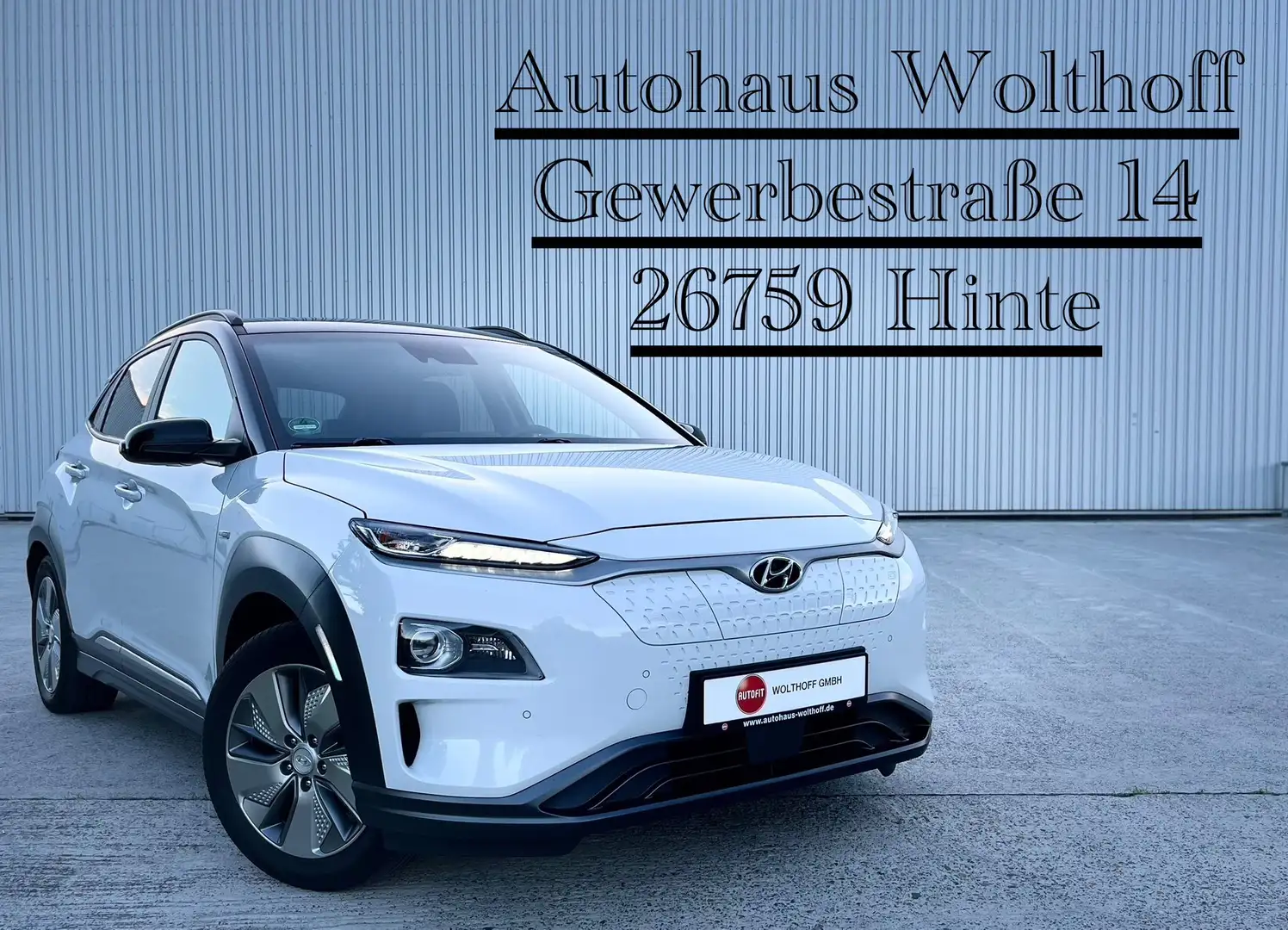 Hyundai KONA Elektro Premium Schwarz - 1