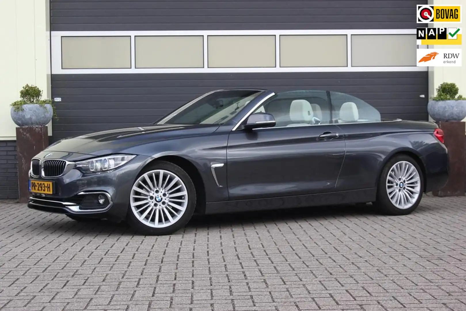 BMW 420 4-serie Cabrio 420i High Executive Luxury Line | I Gris - 1