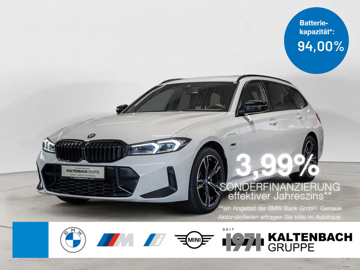 BMW 330 e Touring M-Sport FACEL. AHK LED NAVI SHZ Weiß - 1