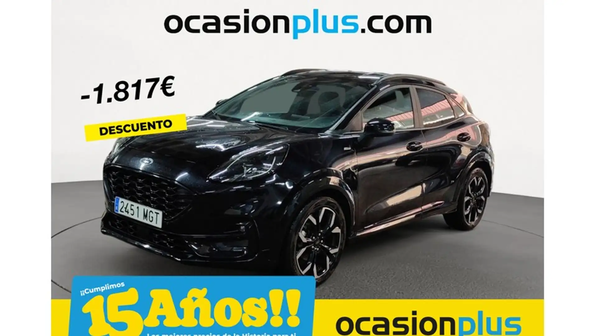 Ford Puma 1.0 EcoBoost MHEV ST-Line X Aut. 125 Negro - 1