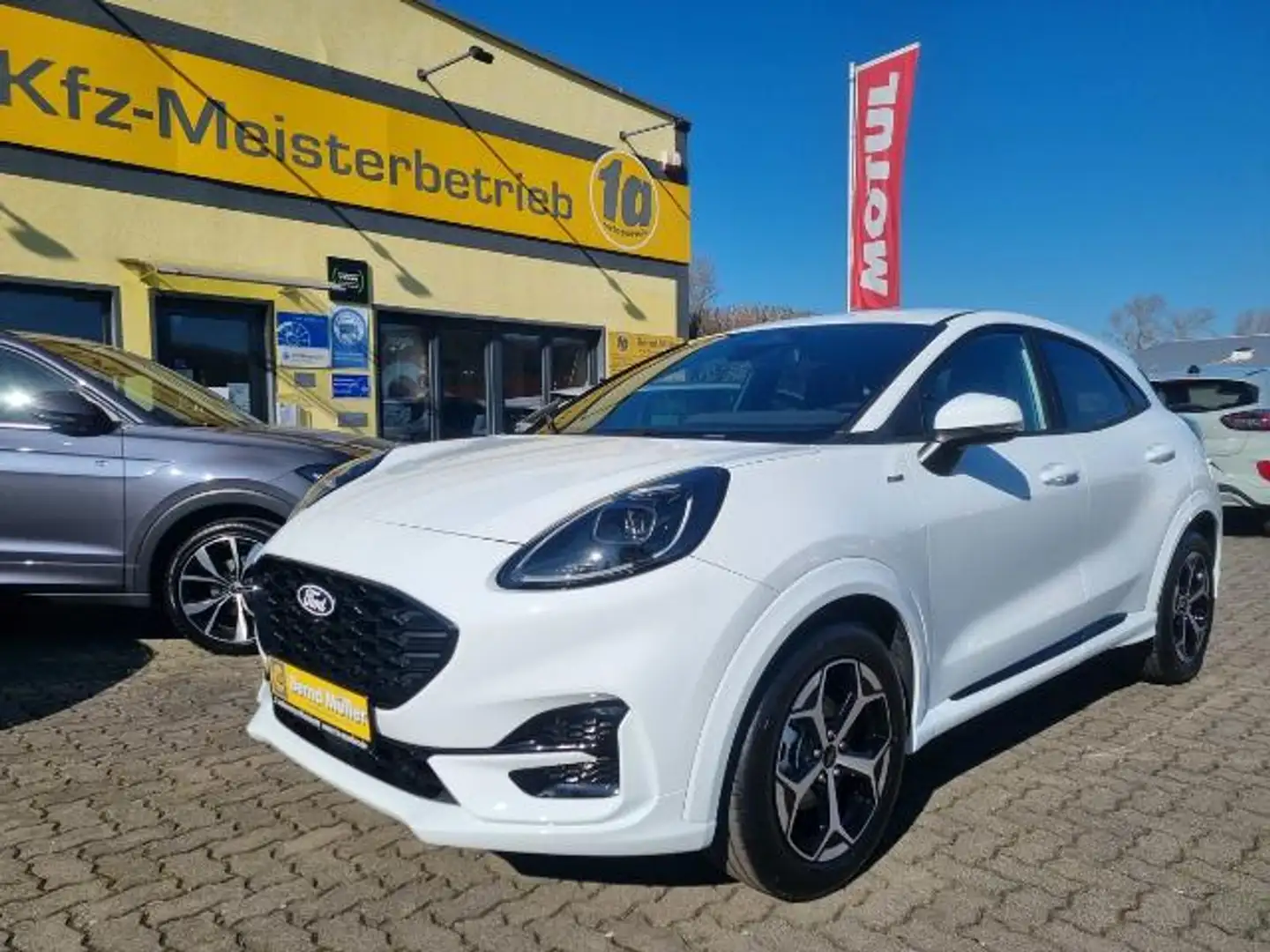 Ford Puma 1.0 EB Hybrid ST-LINE Navi Kamera Alu 17" -NEU! Weiß - 2
