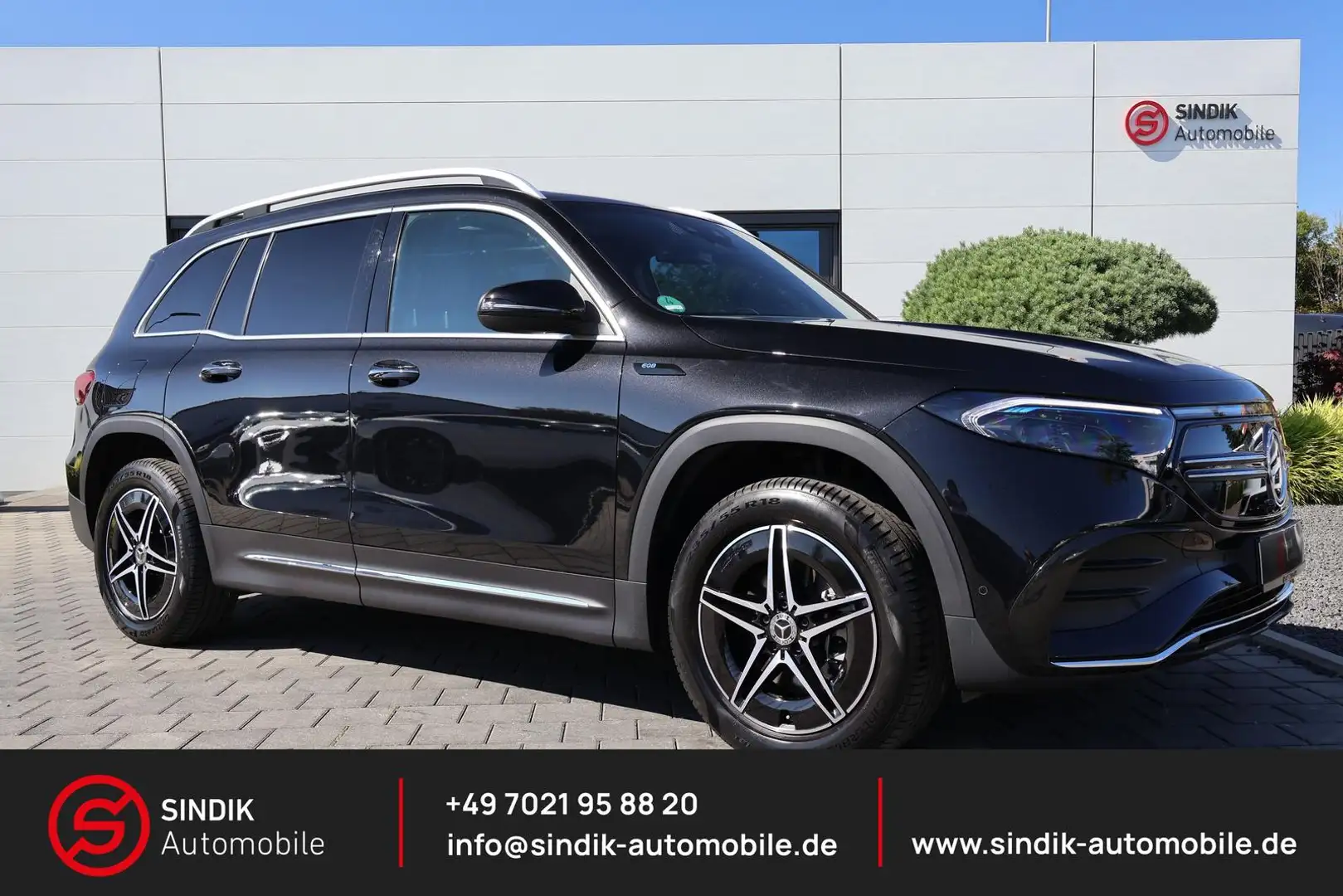 Mercedes-Benz EQB 300 4M AMG-NightPk.-Pano-el.Sitze-KeyGo-ACC Noir - 1