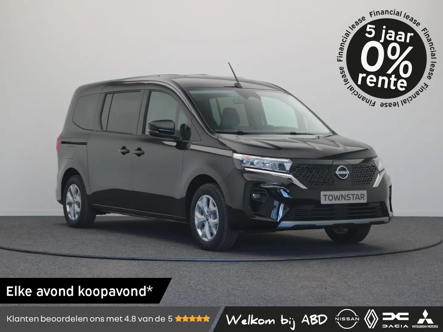 Nissan Townstar EV Evalia L2H1 121 1AT N-Connecta | Financiering 0% | Negro - 1