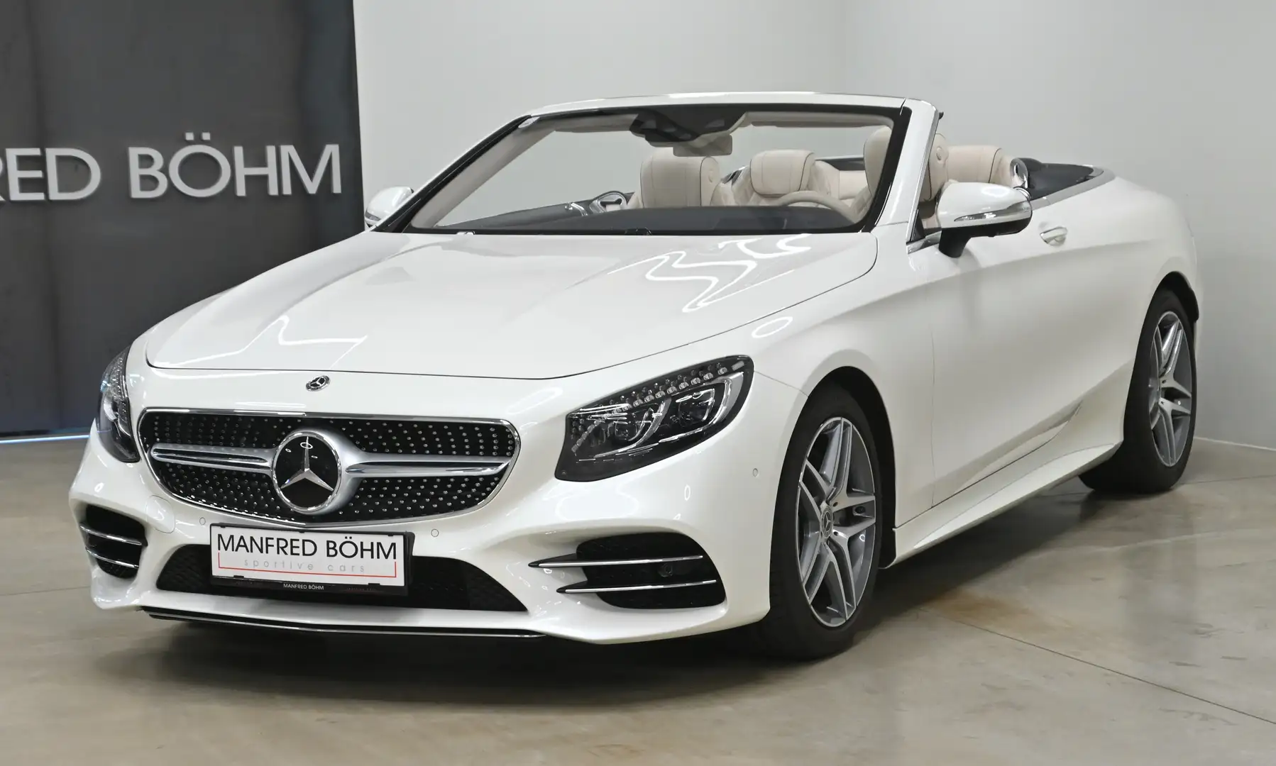 Mercedes-Benz S 560 S-560 AMG Cabriolet ! Designo ! Blanc - 1