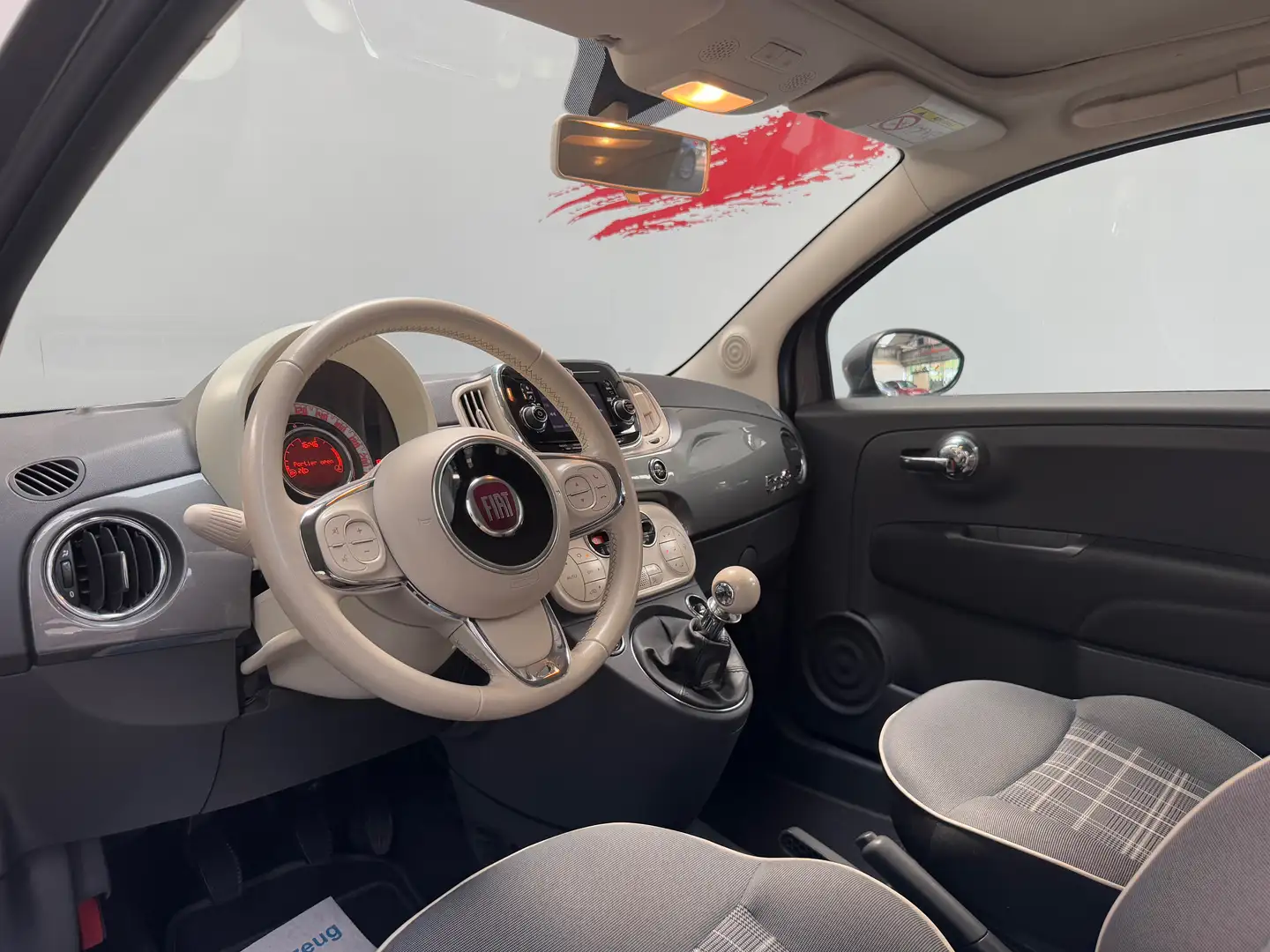 Fiat 500C 1.2i Lounge Gris - 2