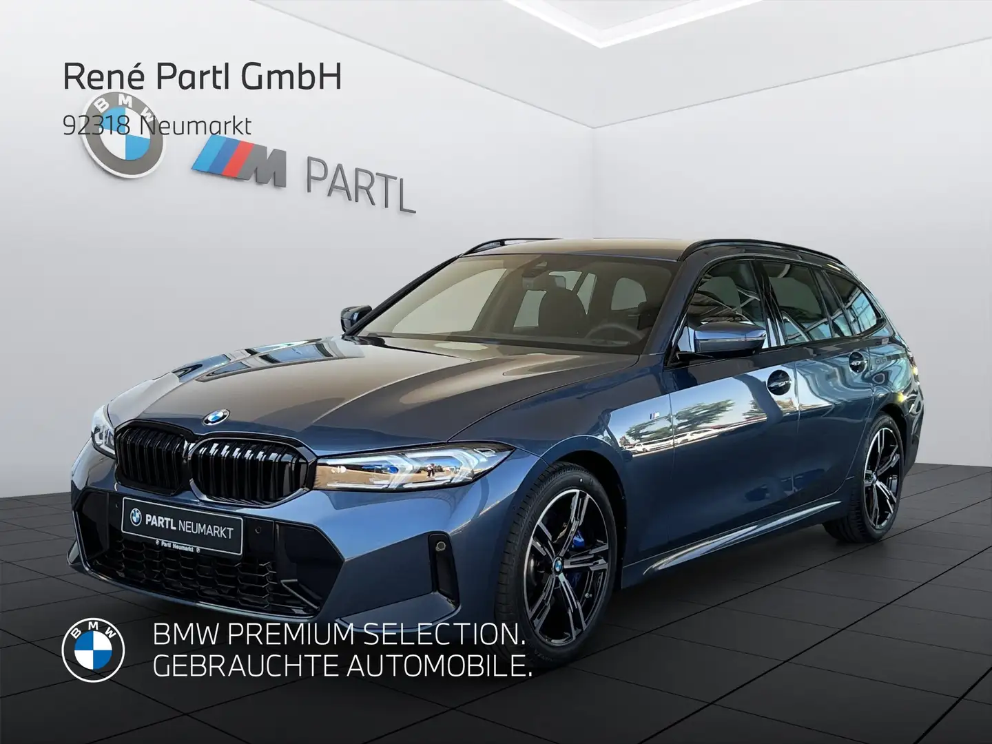 BMW 320 d Touring M-Sport adapLED 360° HiFi Keyless Albastru - 1