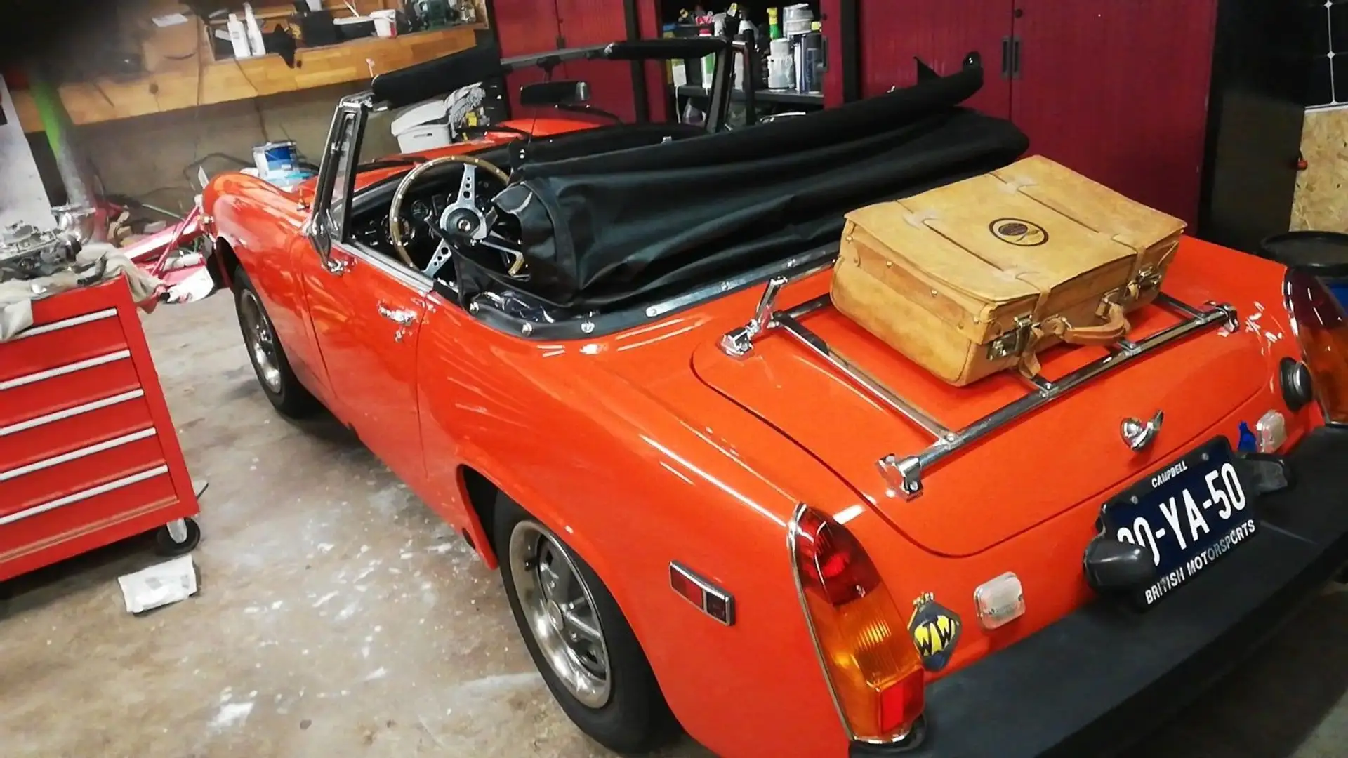 MG Midget Midget 1500 cc oldtimer belastingvrij bj. 1976 Kırmızı - 1