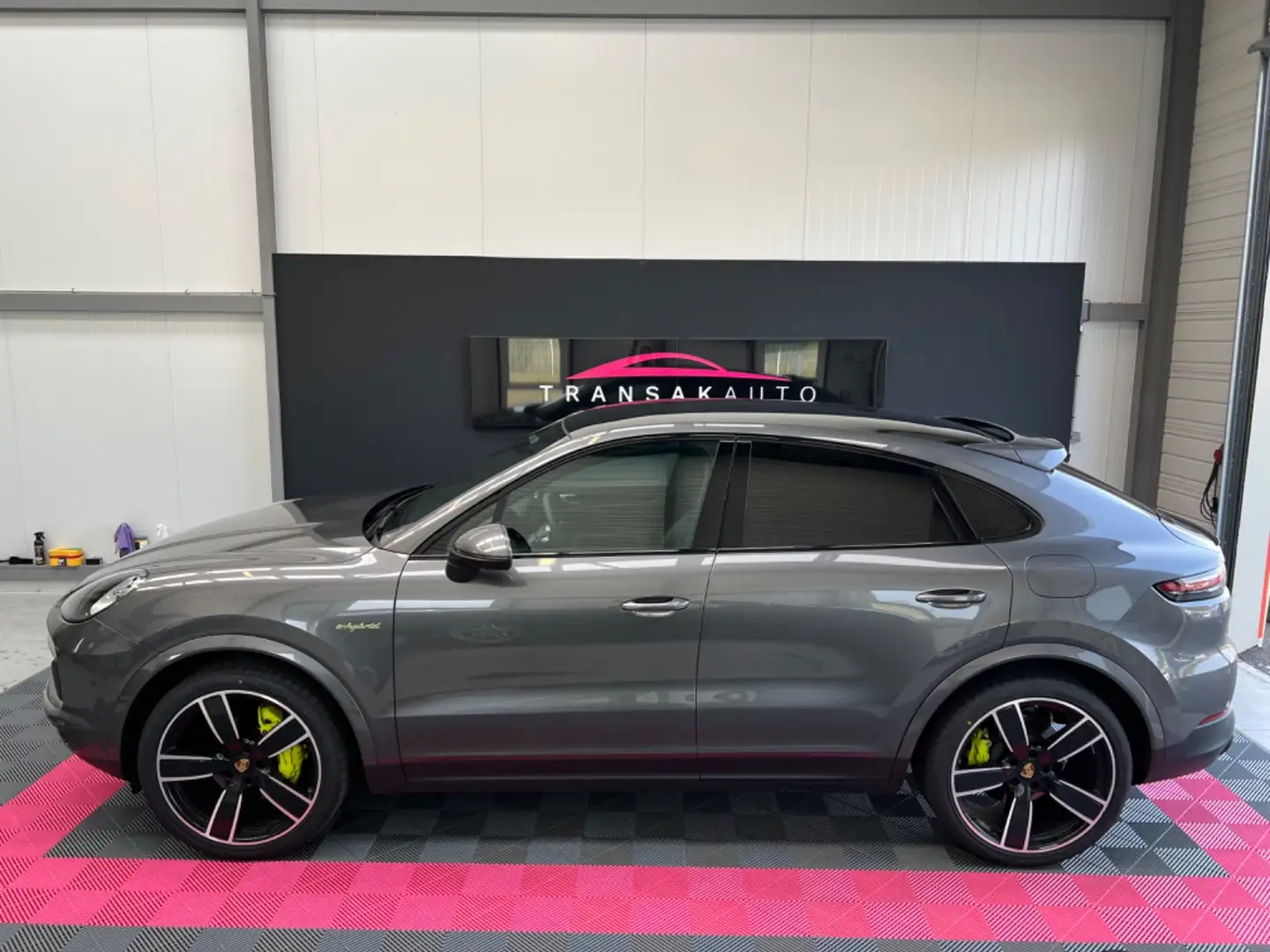 Porsche Cayenne Cayenne Coupe E-Hybrid 3.0 V6 462 ch Tiptronic BVA Gris - 2