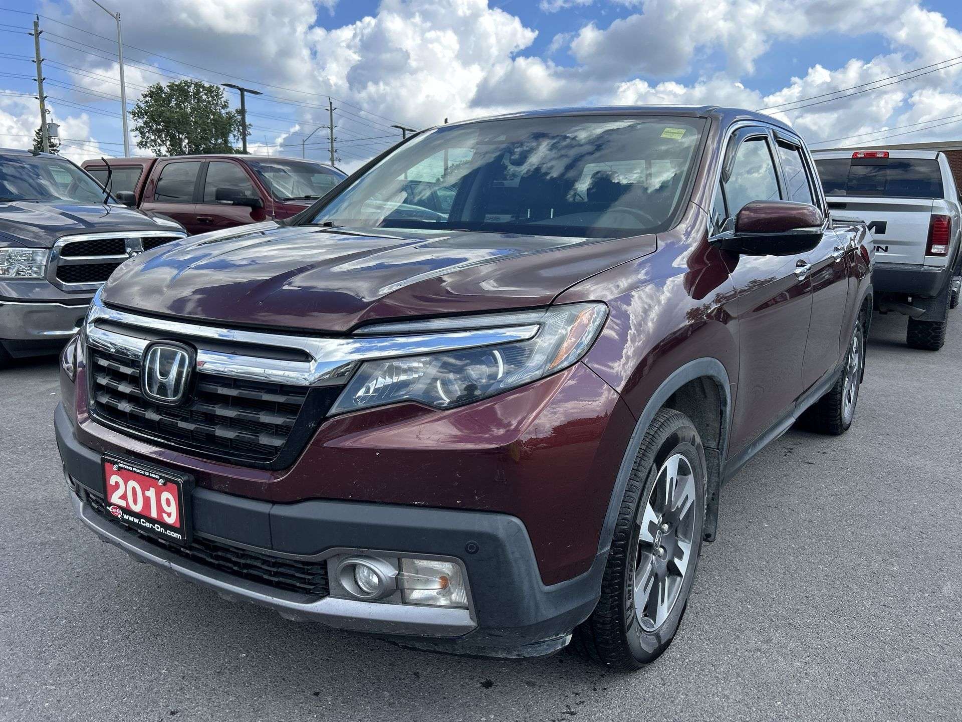 Red 2019 Honda Ridgeline Pickup Truck Automatic