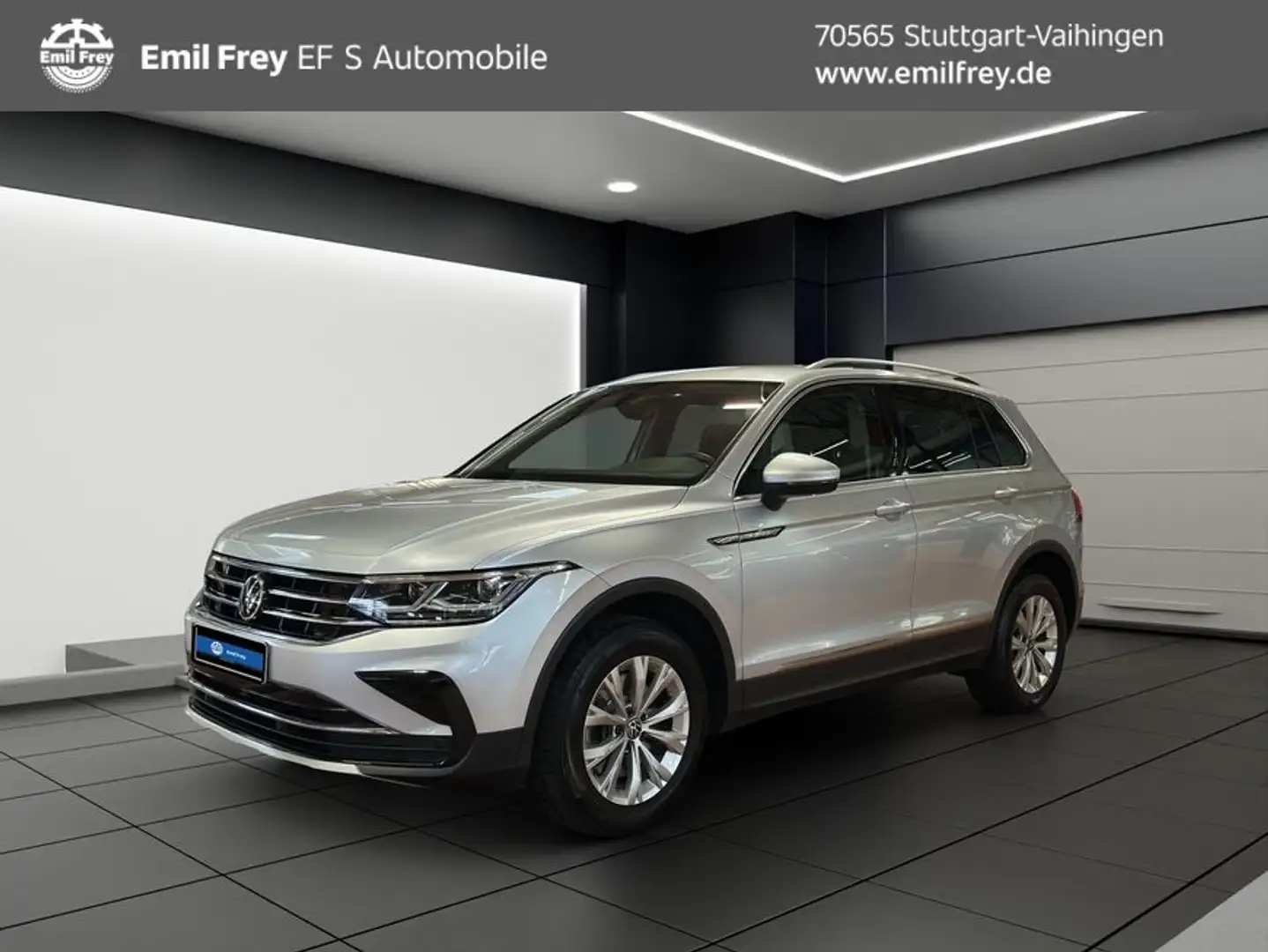 Volkswagen Tiguan 2.0 TDI 4MOTION DSG Elegance AHK Silber - 1