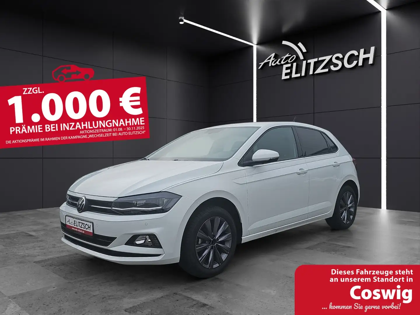 Volkswagen Polo Highline TSI DSG LED ACC SH PDC WeConnect DAB+ ... Weiß - 1