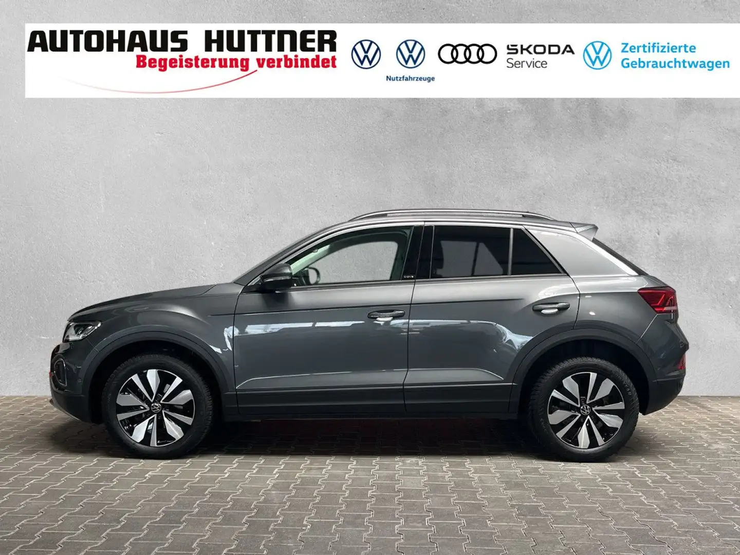 Volkswagen T-Roc MOVE 1.5 TSI 6-Gang AHK LED NAVI PDC APP-CON Grau - 2