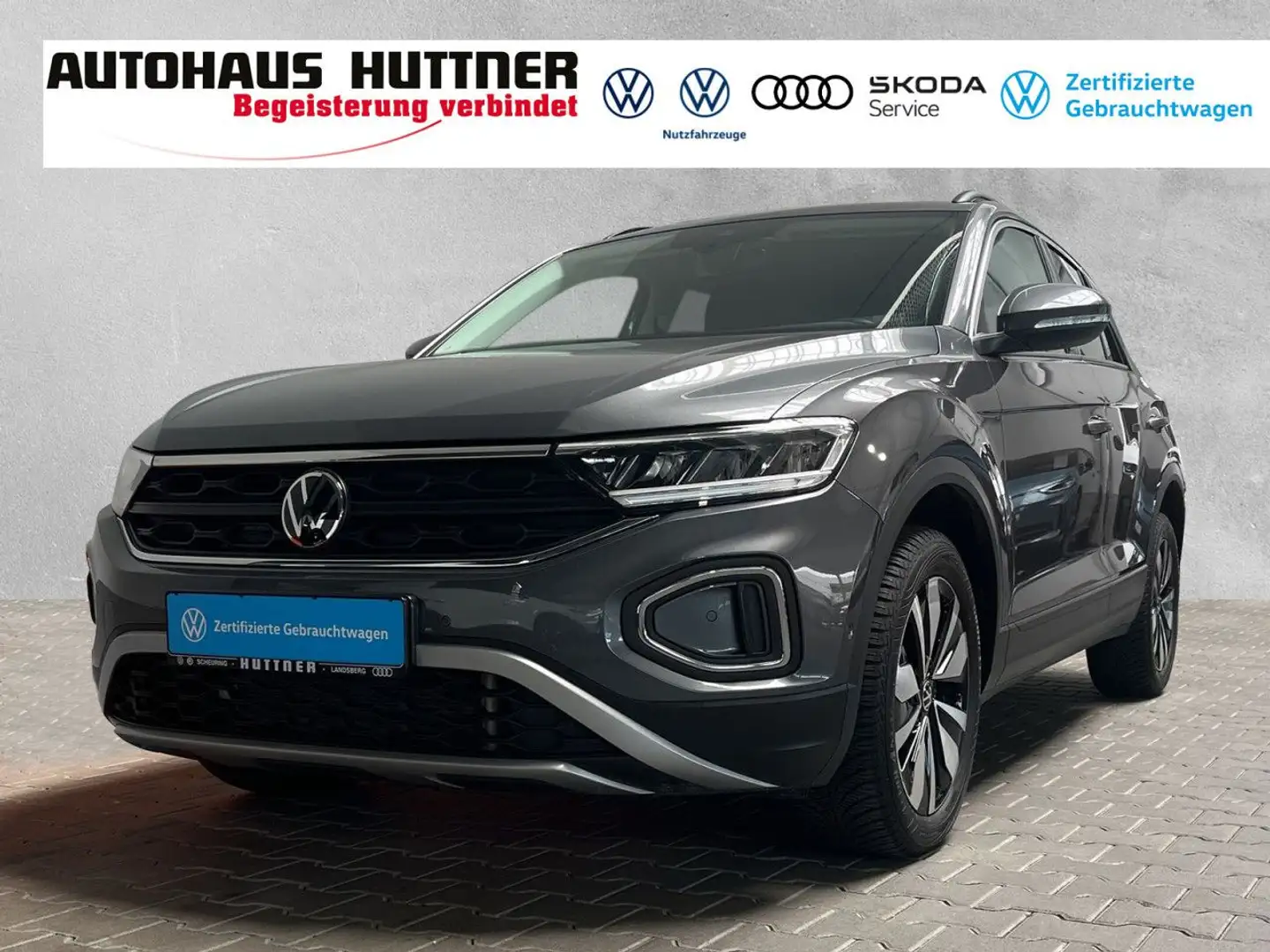 Volkswagen T-Roc MOVE 1.5 TSI 6-Gang AHK LED NAVI PDC APP-CON Gri - 1
