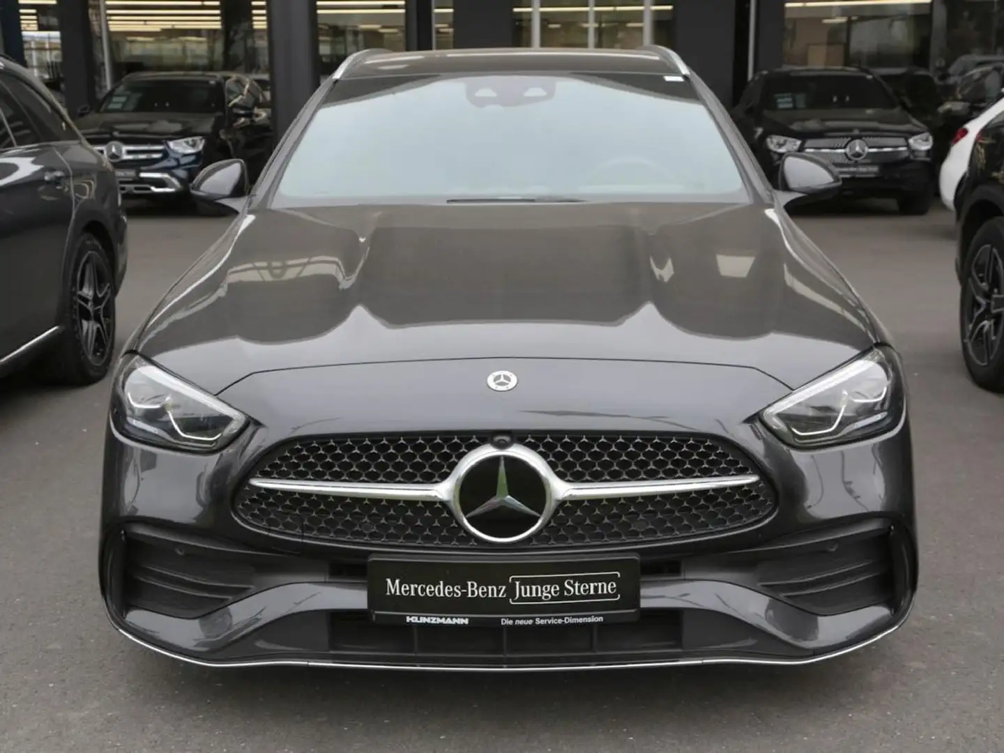 Mercedes-Benz C 220 d 4M T AMG MBUX Navi-Prem. Distronic AHK Grijs - 2