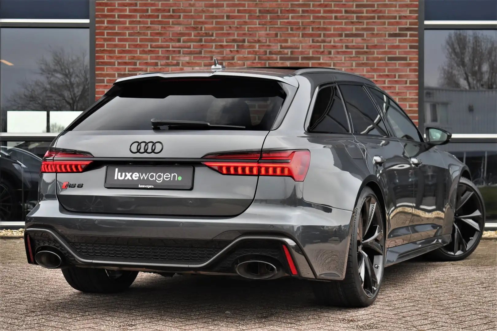 Audi RS6 Avant 4.0 TFSI quattro Dyn+ B&O-high Carbon Pano C Gris - 2