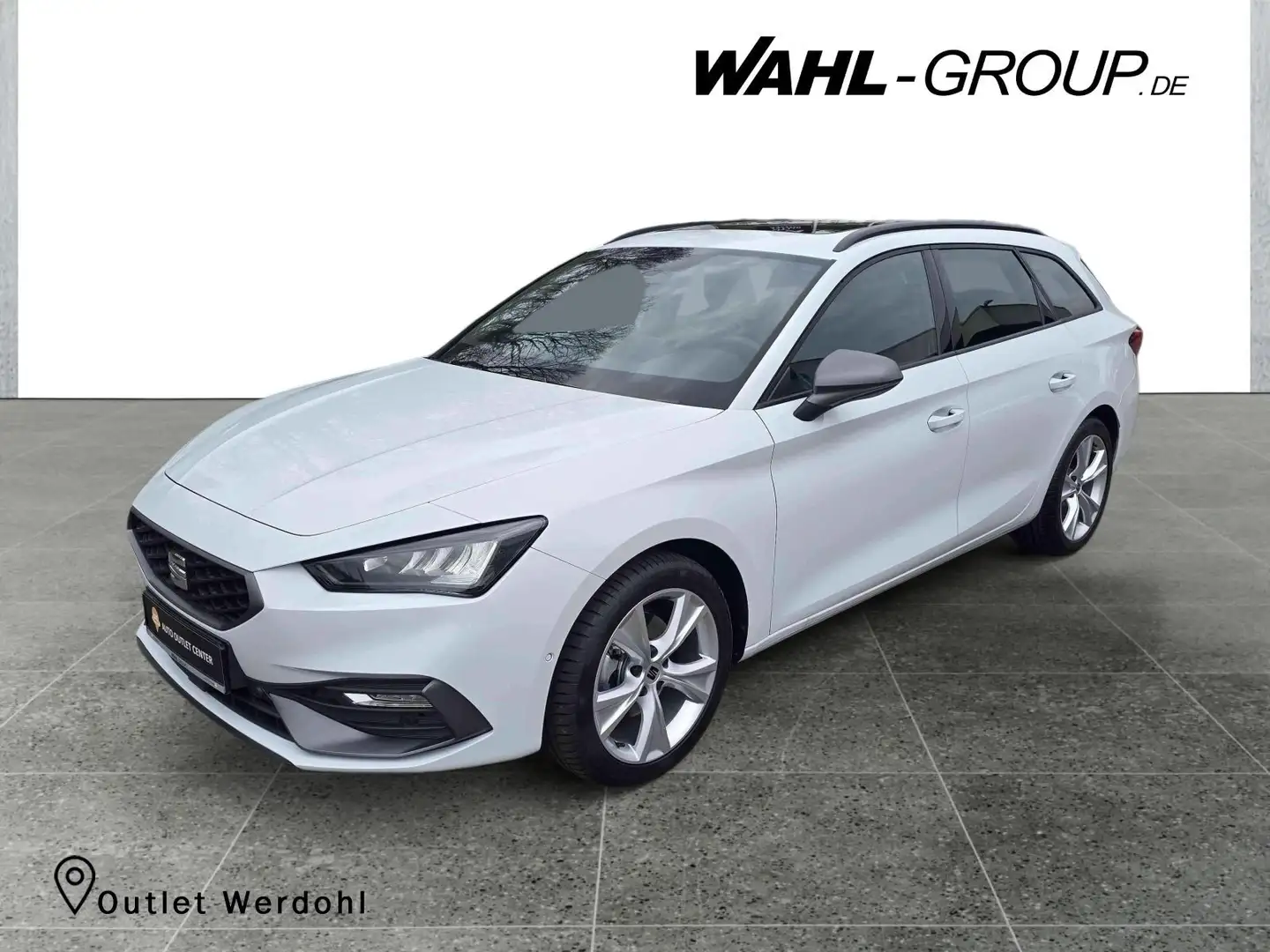 SEAT Leon Sportstourer 1.5 eTSI FR*NAVI*PANO-DACH*LED* Weiß - 1