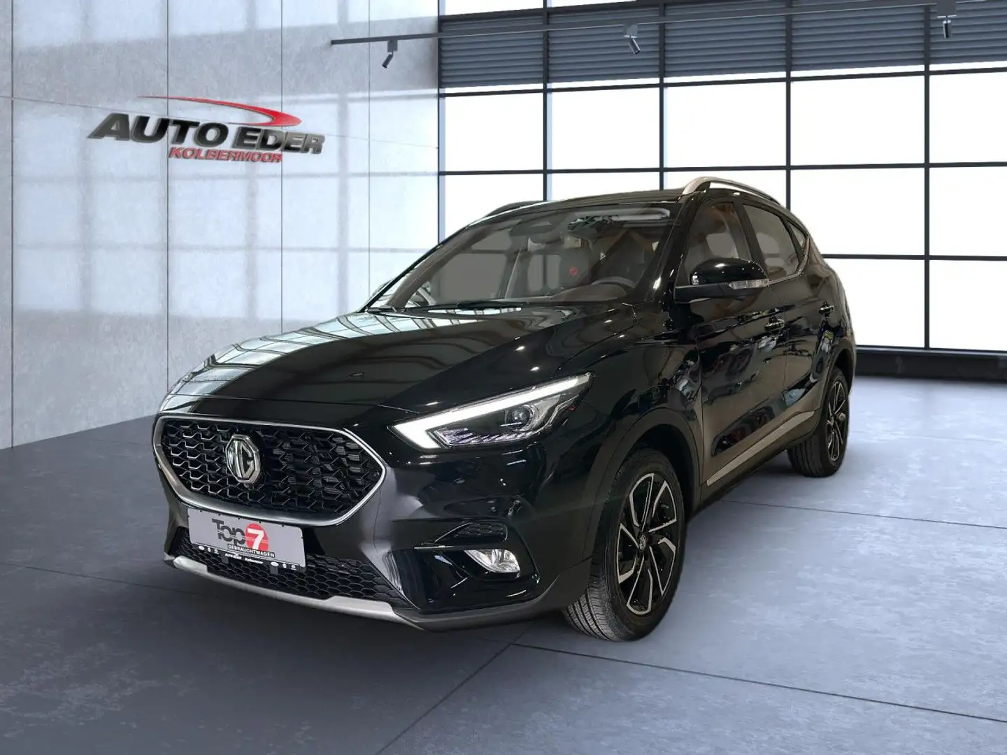 MG ZS Luxury Bluetooth Navi LED Vollleder Klima Zwart - 2