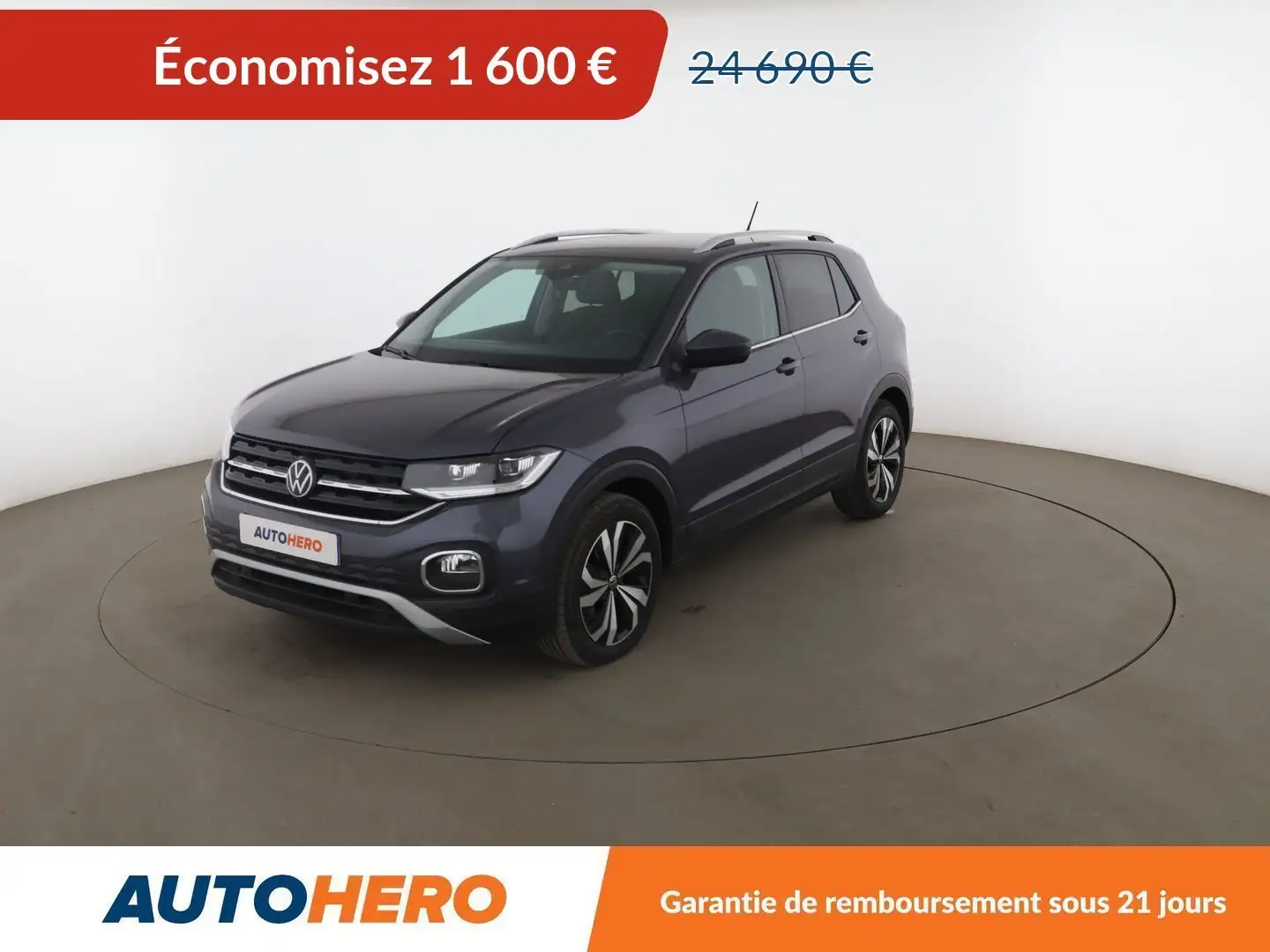 Volkswagen T-Cross 1.0 TSI Style DSG Gris - 1