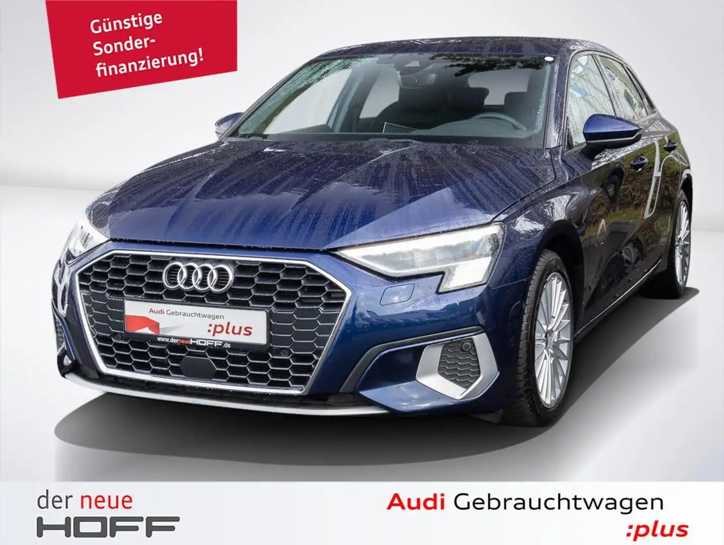 Audi A3 Advanced 35 TFSI Matrix Navi Plus Parkassitent GJR Blau - 1