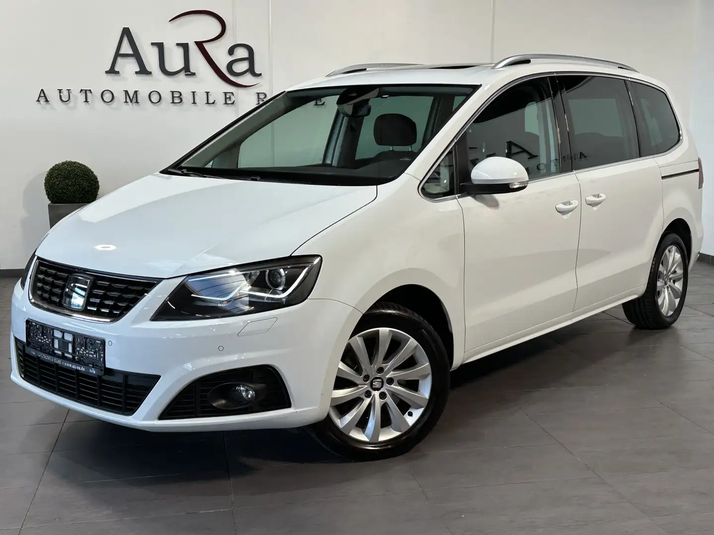 SEAT Alhambra 1.4 TSI Style 7-Sitzer NAV+XEN+PANO+KAM Weiß - 2