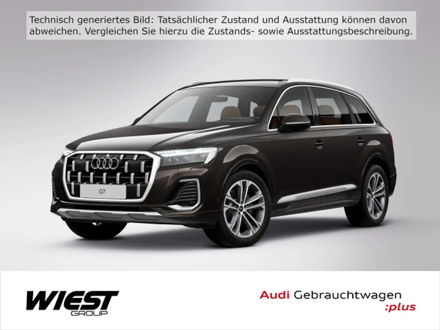 Audi Q7 50 TDI quattro tiptronic HUD Matrix-LED B&O 3 Braun - 1