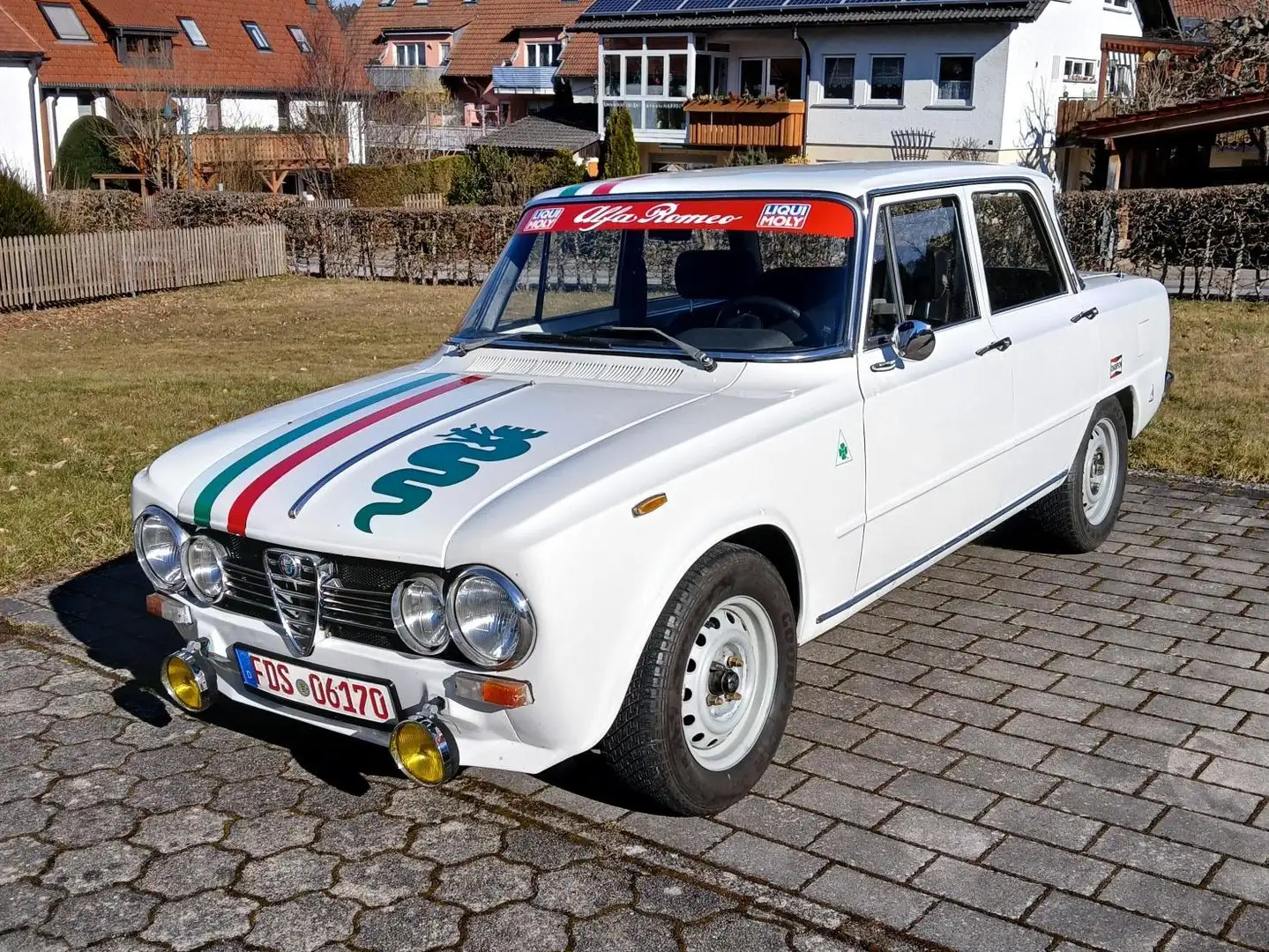Alfa Romeo Giulia Super 1600 Biscione, Oldtimer, 2. Hand, Motor15tkm Weiß - 2