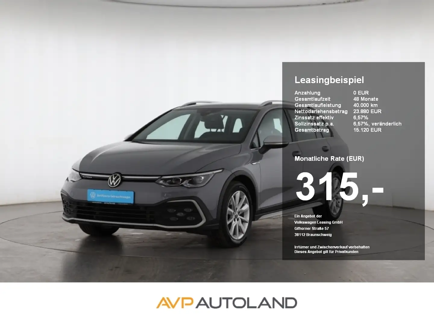 Volkswagen Golf Variant Golf VIII Variant Alltrack 2.0 TDI DSG 4MOTION Gris - 1