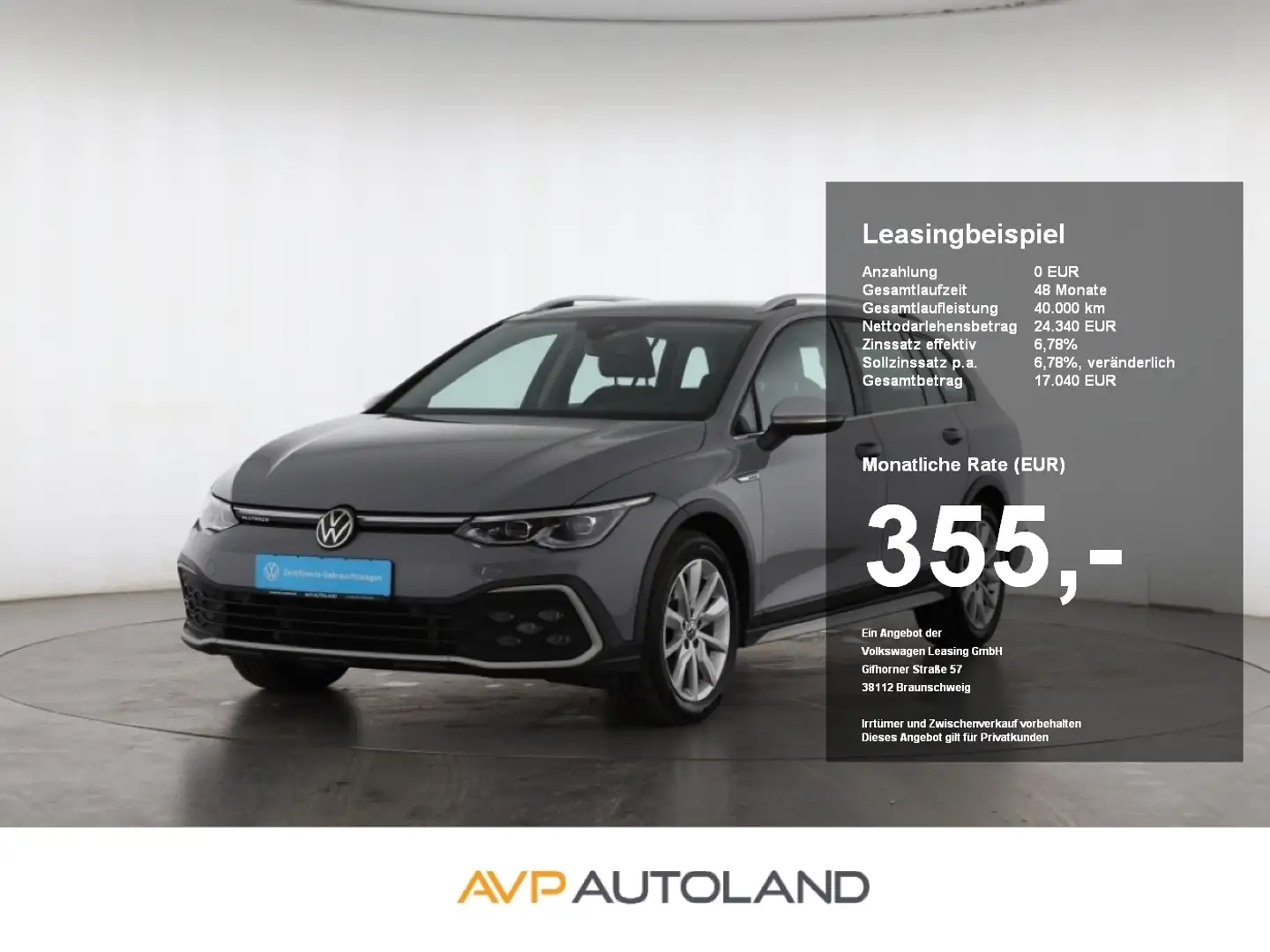 Volkswagen Golf Variant Golf VIII Variant Alltrack 2.0 TDI DSG 4MOTION Gris - 1