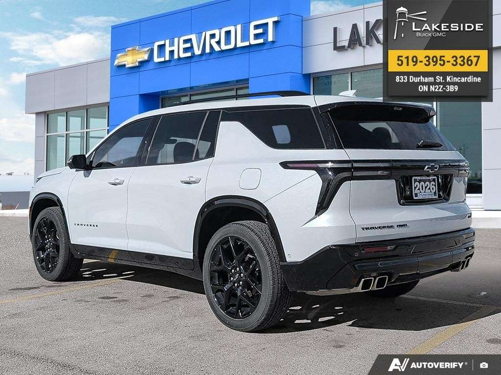 2026 Chevrolet Traverse AWD 4dr RS — photo 4
