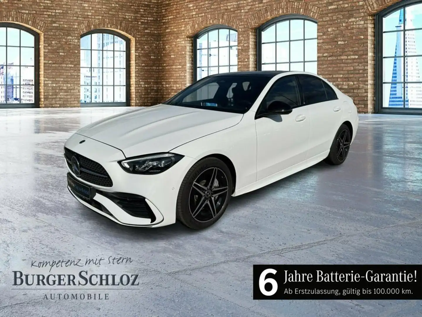 Mercedes-Benz C 400 e 4MATIC Pano Night AkustikGlas PDC LED Blanco - 1