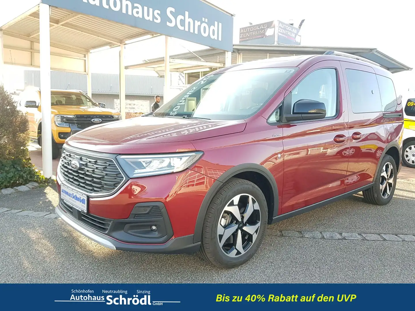 Ford Tourneo Connect Active L 1  2,0 Ltr. - 90 kW EcoBlue KAT 90 kW ... Rot - 1
