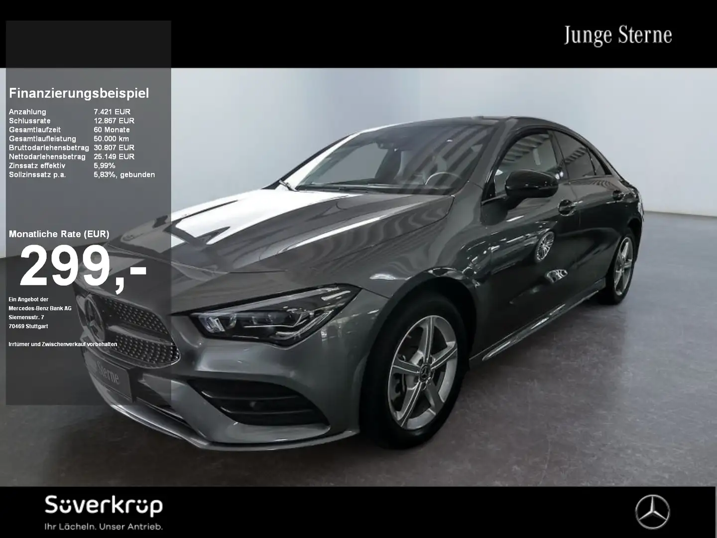 Mercedes-Benz CLA 250 e Coupé AMG NIGHT MULTI KAMERA PANO SPUR Gris - 1