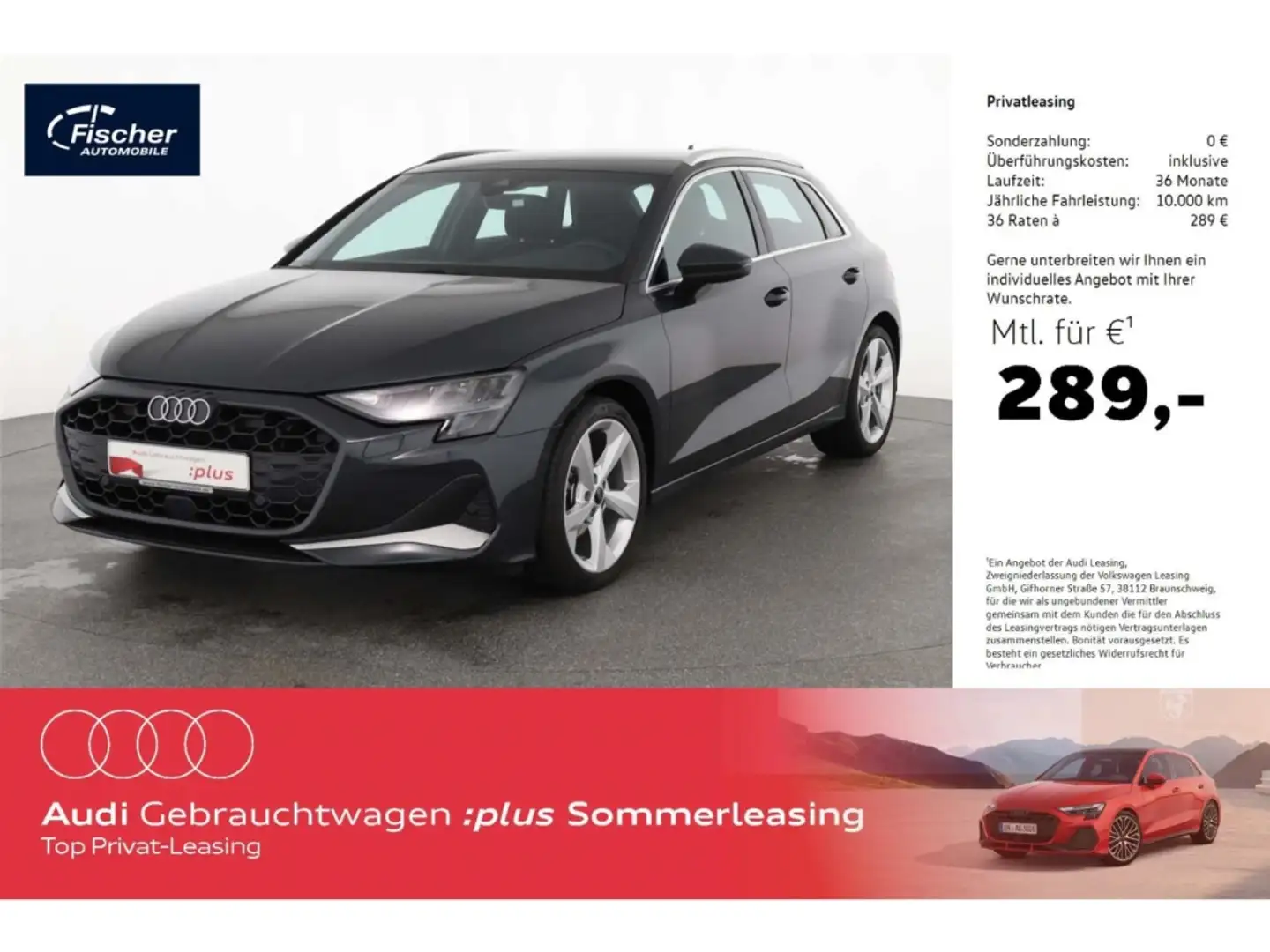Audi A3 Sportback 35 TFSI advanced Grau - 1