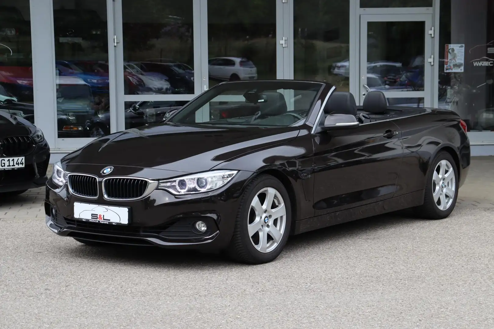BMW 430 d Cabriolet Comfort/NaviCon/HUD/Kamera/Dakota Brun - 1