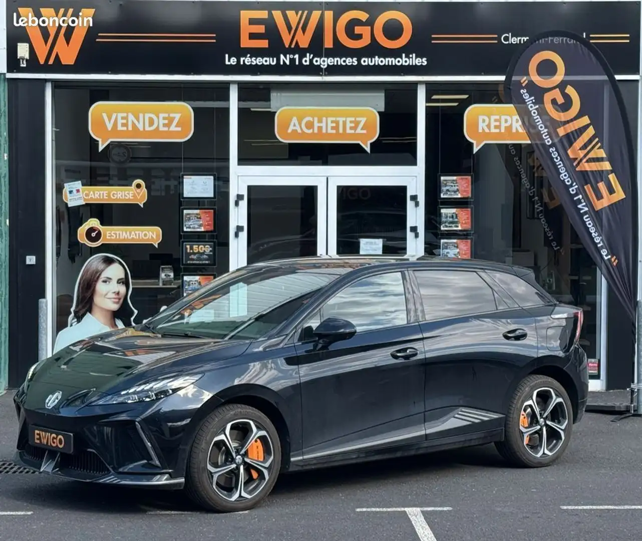 MG MG4 Mg electric 435ch 64kwh xpower 4wd bva Zwart - 1