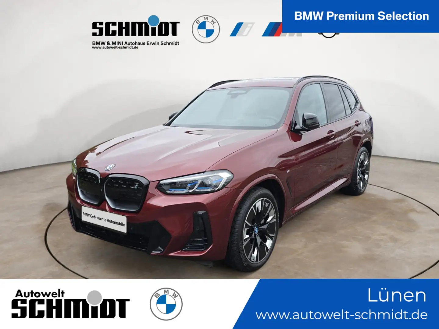 BMW iX3 IMPRESSIVE + 2. Jahre.BPS-GARANTIE Rojo - 1