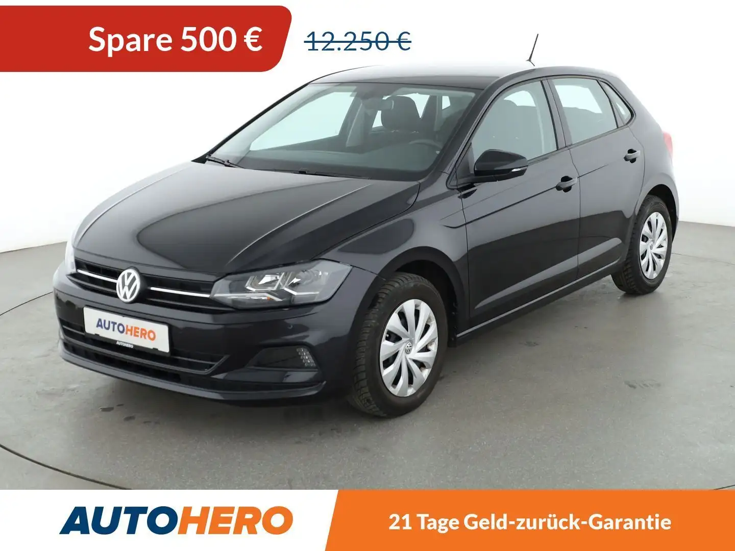 Volkswagen Polo 1.0 Comfortline*PDC*SHZ*KLIMA*GARANTIE* Schwarz - 1
