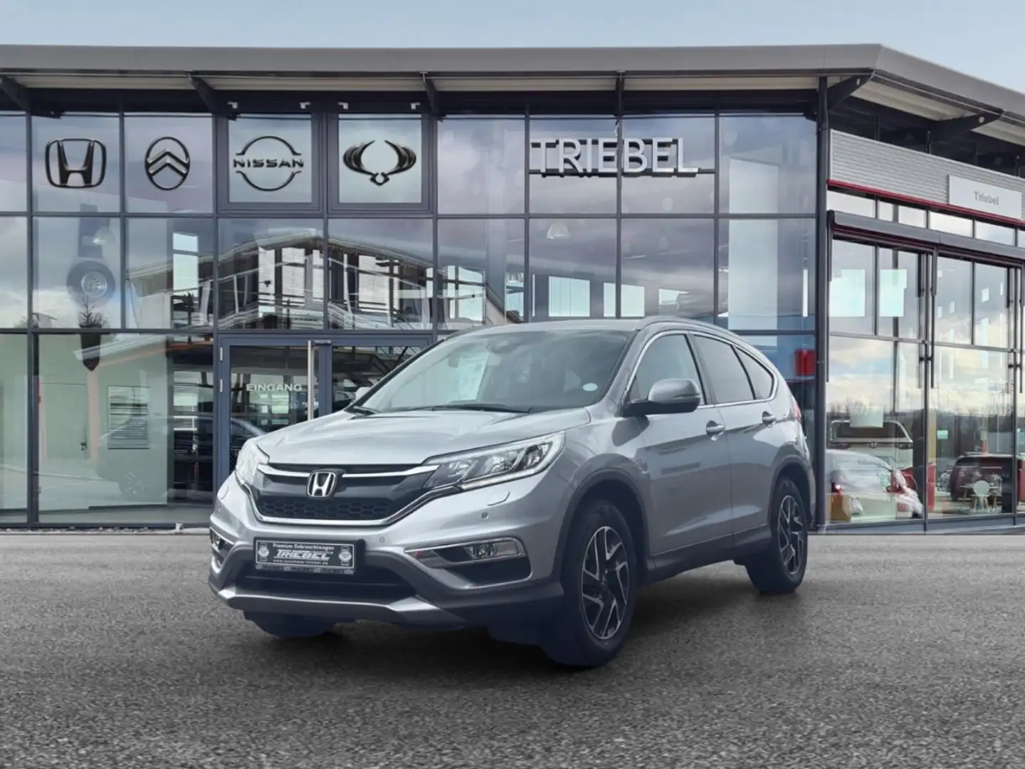 Honda CR-V Elegance 2.0 i-VTEC 4WD °AHK°Navi°SHZ°RFK° Silber - 2