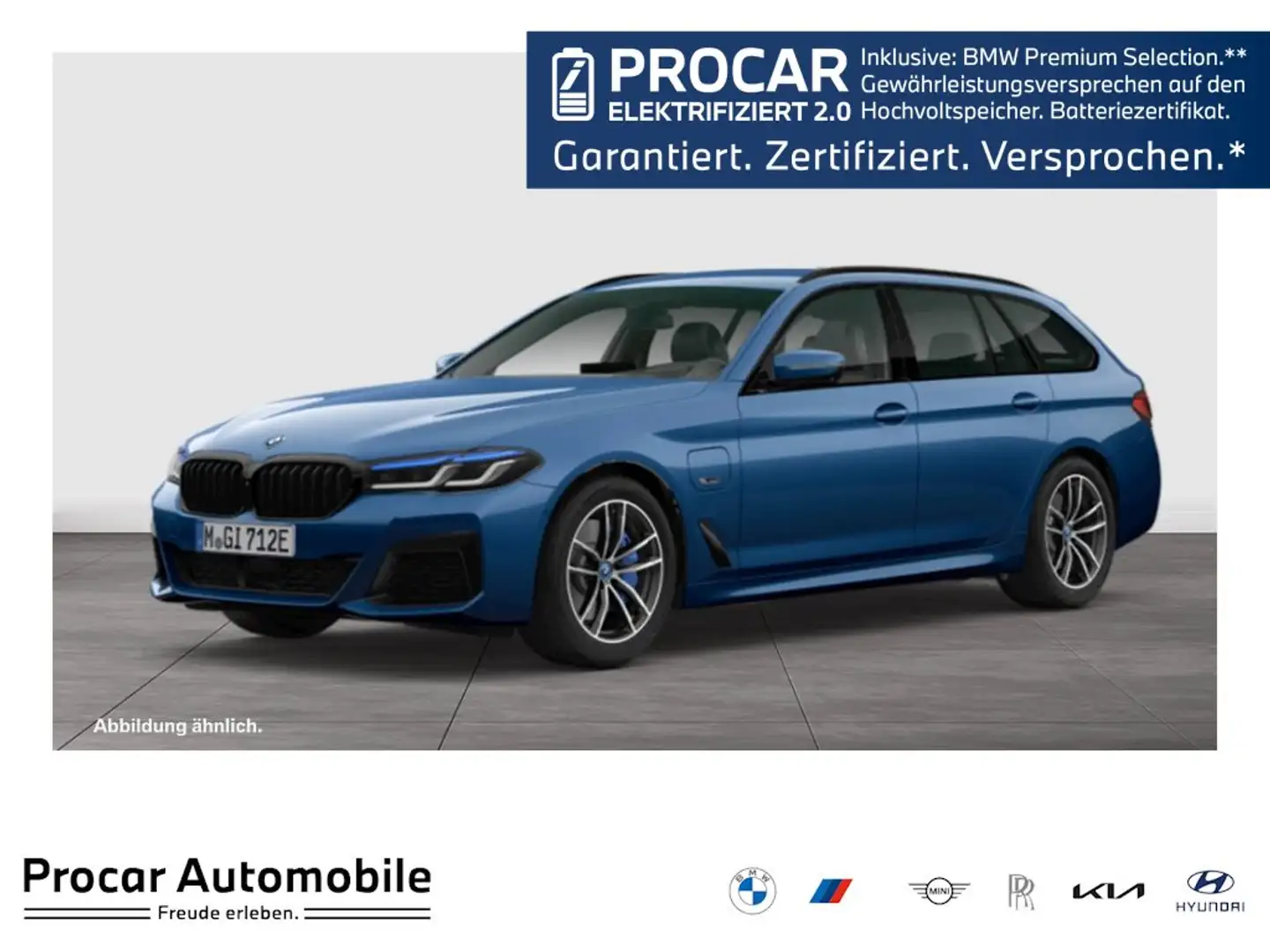 BMW 530 e Touring M-Sport Anhängk. DAProf HeadUp H/K Blau - 1