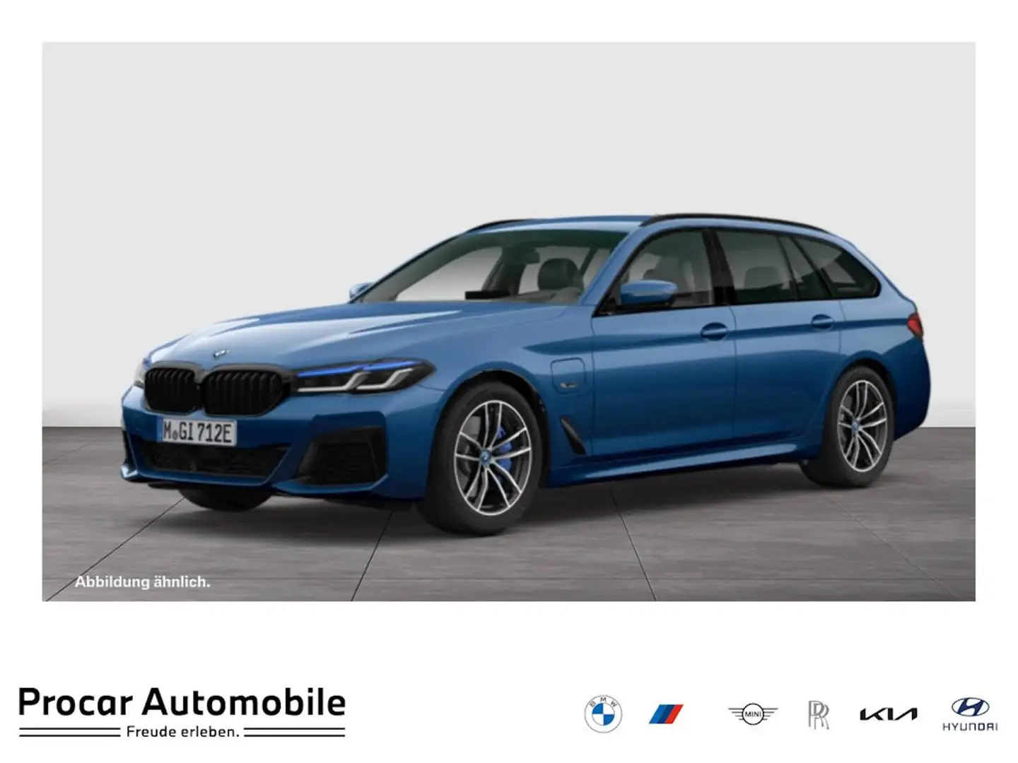 BMW 530 e Touring M-Sport Anhängk. DAProf HeadUp H/K Bleu - 1